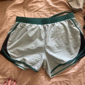 Under Amor running shorts